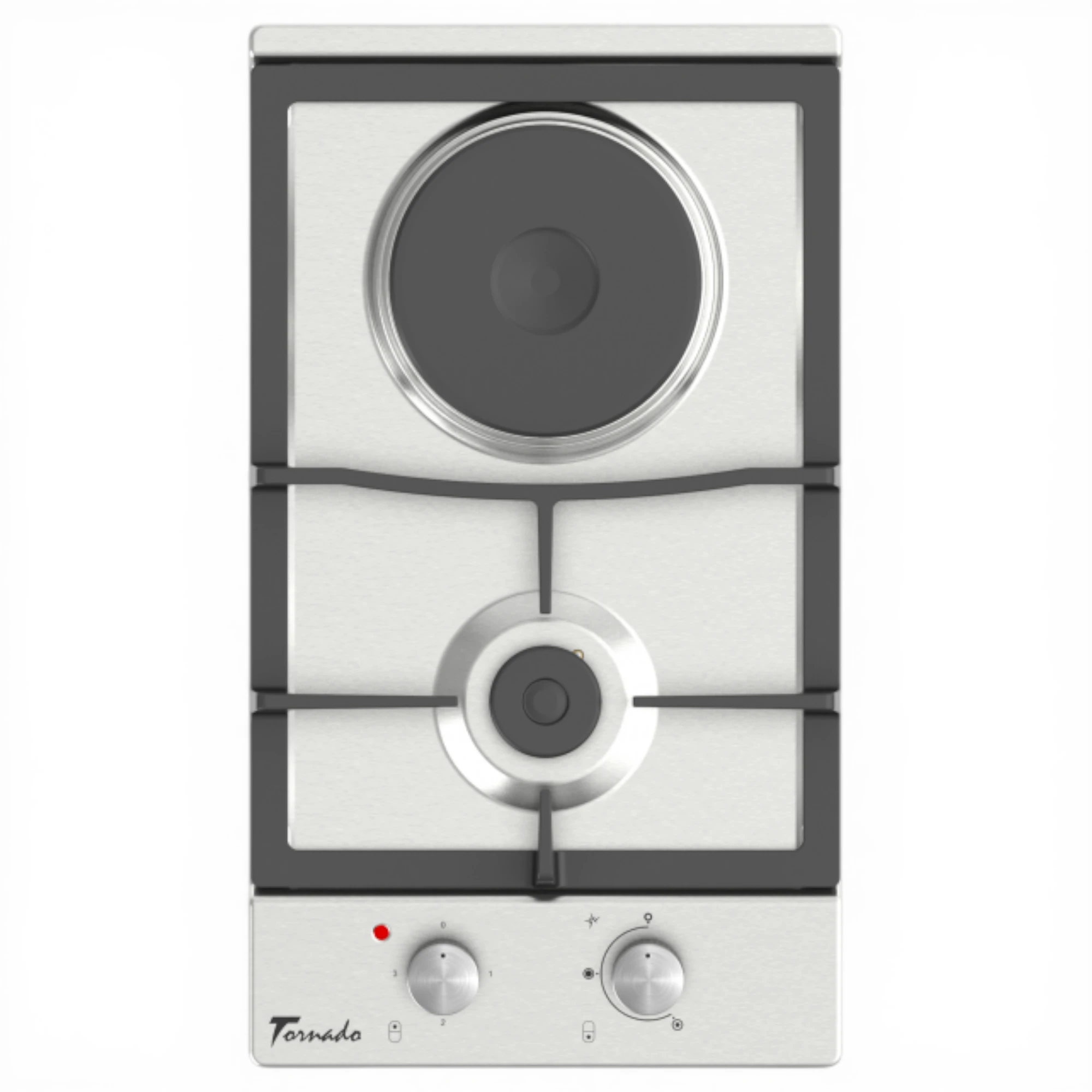 plita incorporabila combinata (1 gaz + 1 electro) Tornado BRD30 1G1E IX