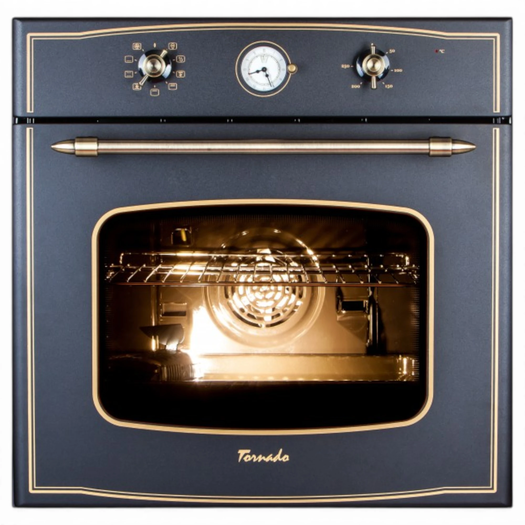 Cuptor încorporat electric Tornado RU-9F70 Clock BL